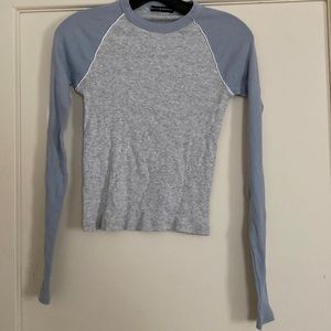 Brandy Melville Two Toned Long Sleeve Top